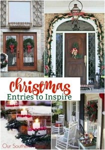 Inviting Christmas entires to inspire your creativity! #christmasentry #christmasdecor