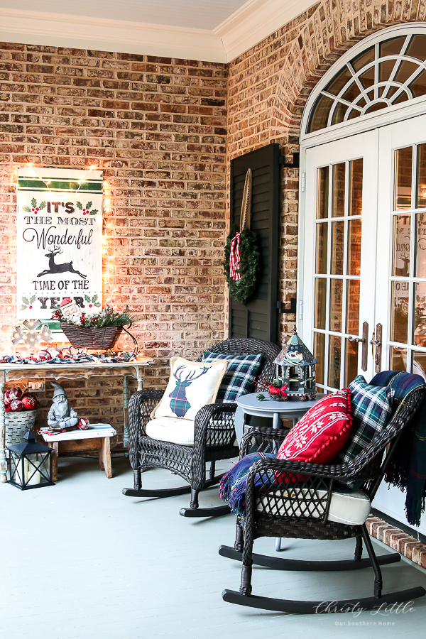 christmas porch