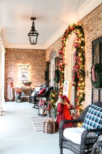 christmas porch