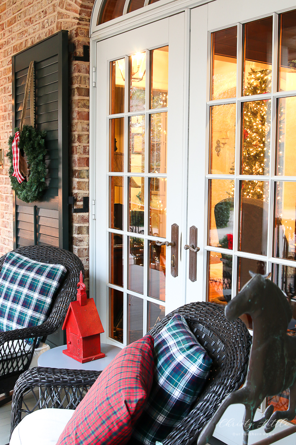 christmas porch