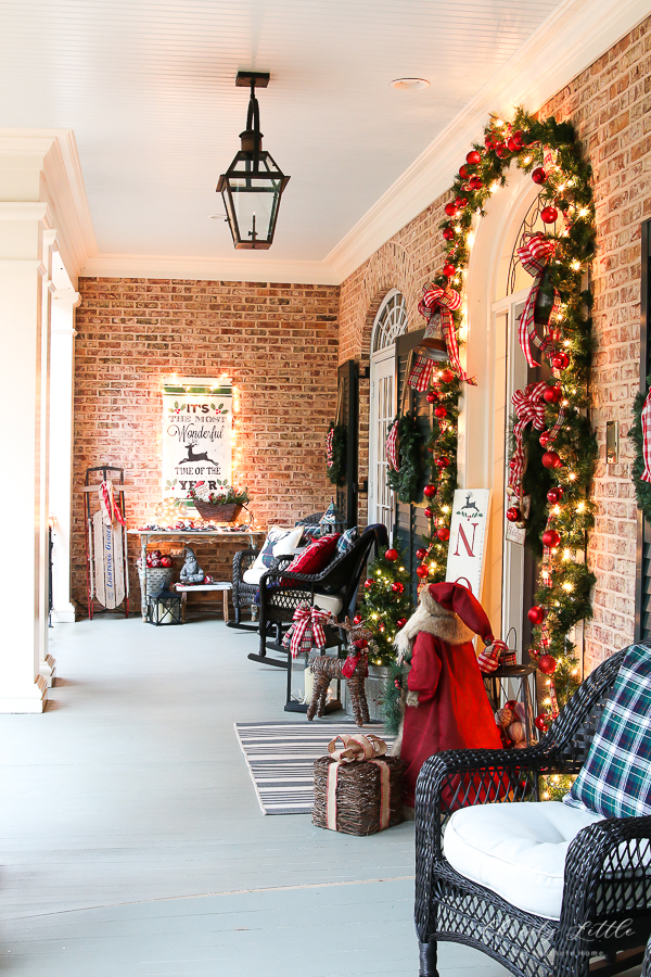 christmas porch