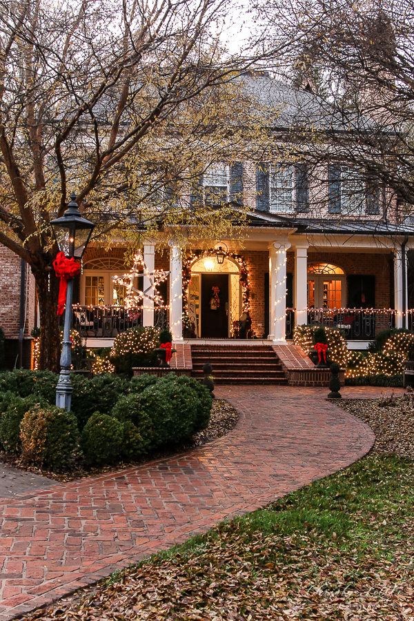 Cozy Christmas Front Porch