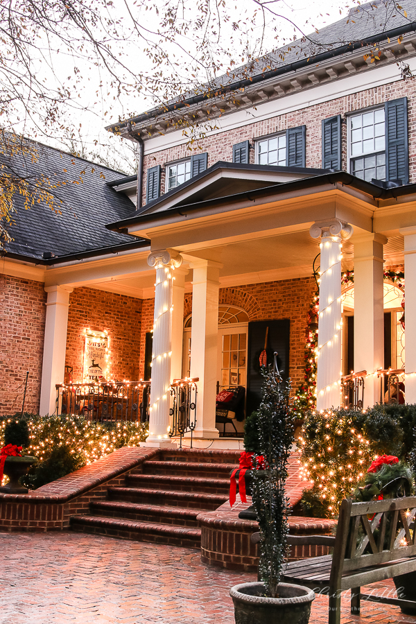 christmas porch