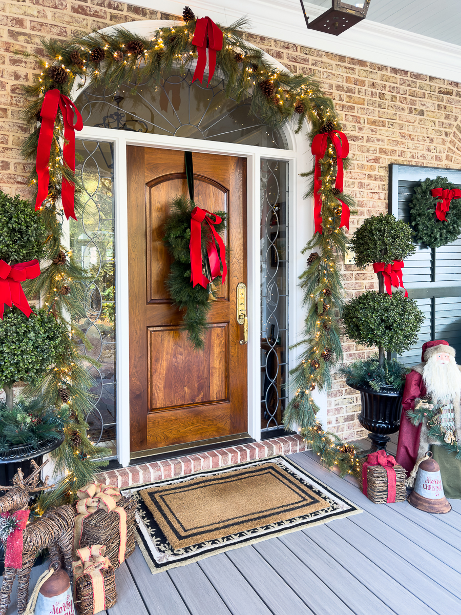 christmas porch decor