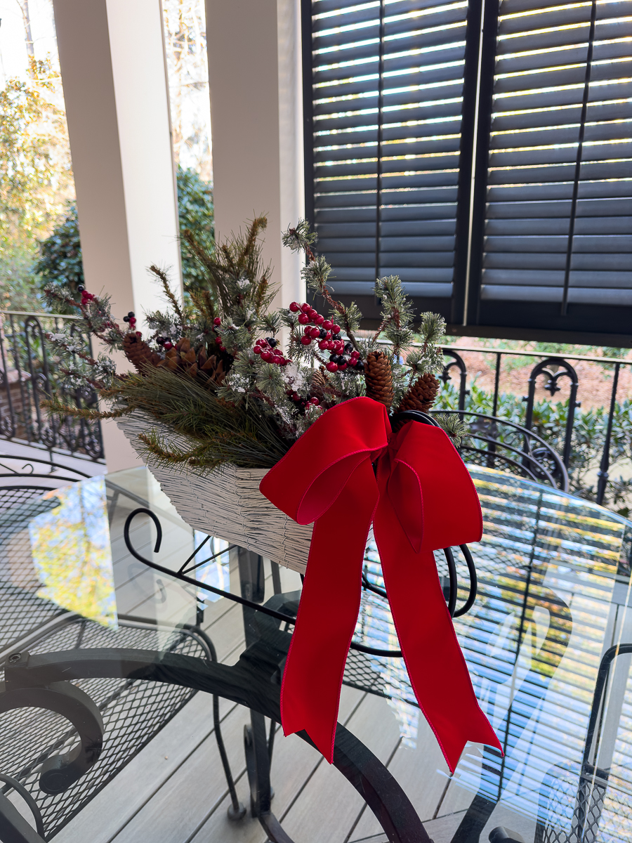 christmas porch decor