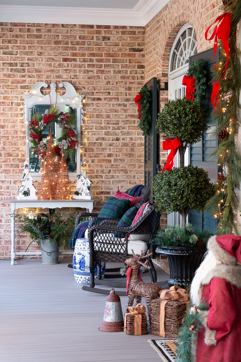 christmas porch decor