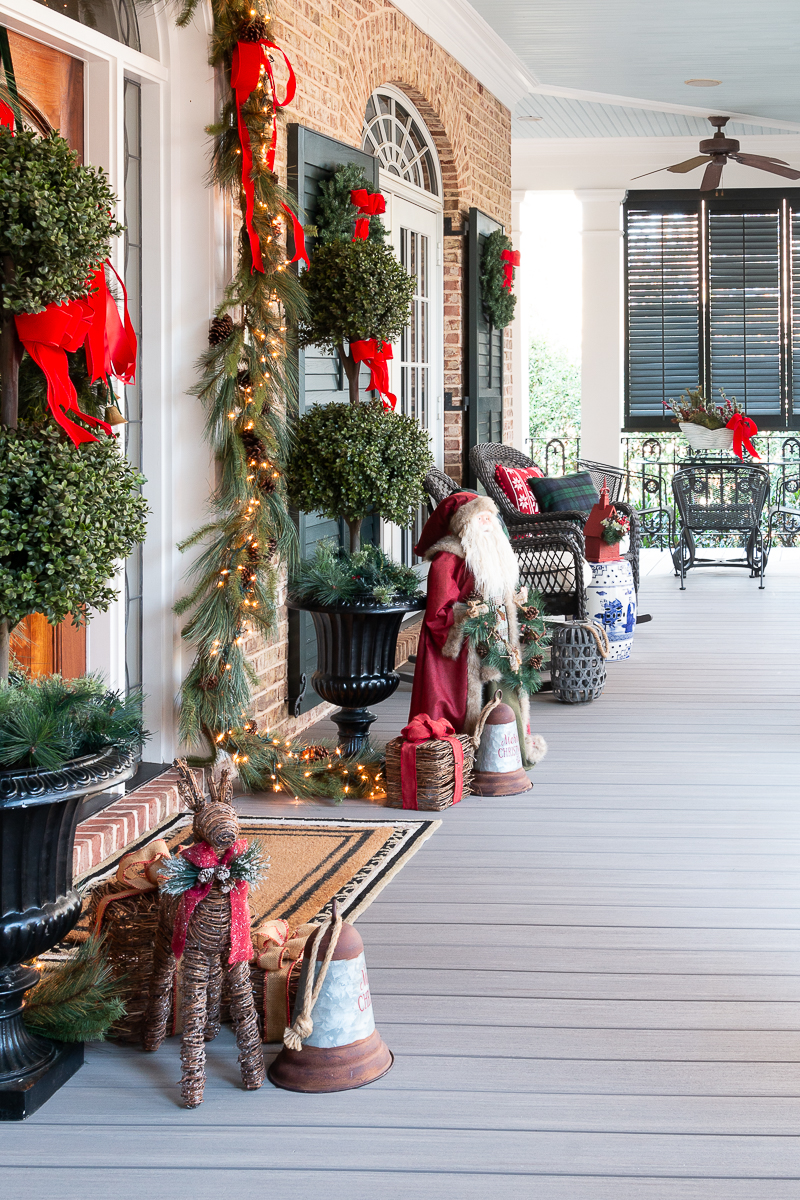 christmas porch decor