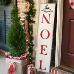 Large, southern front porch decked out for the holidays. So many great DIY and affordable ideas!