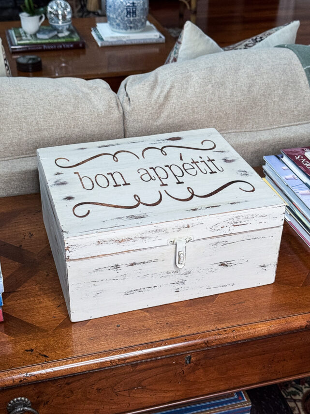 Store Box Project Thrift Store Box Makeover with a Classic Look