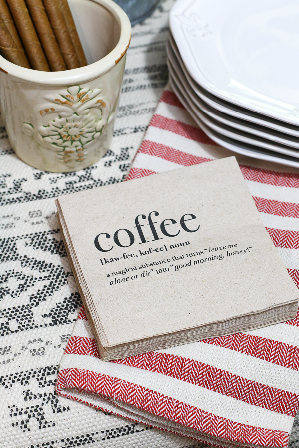 coffee napkins