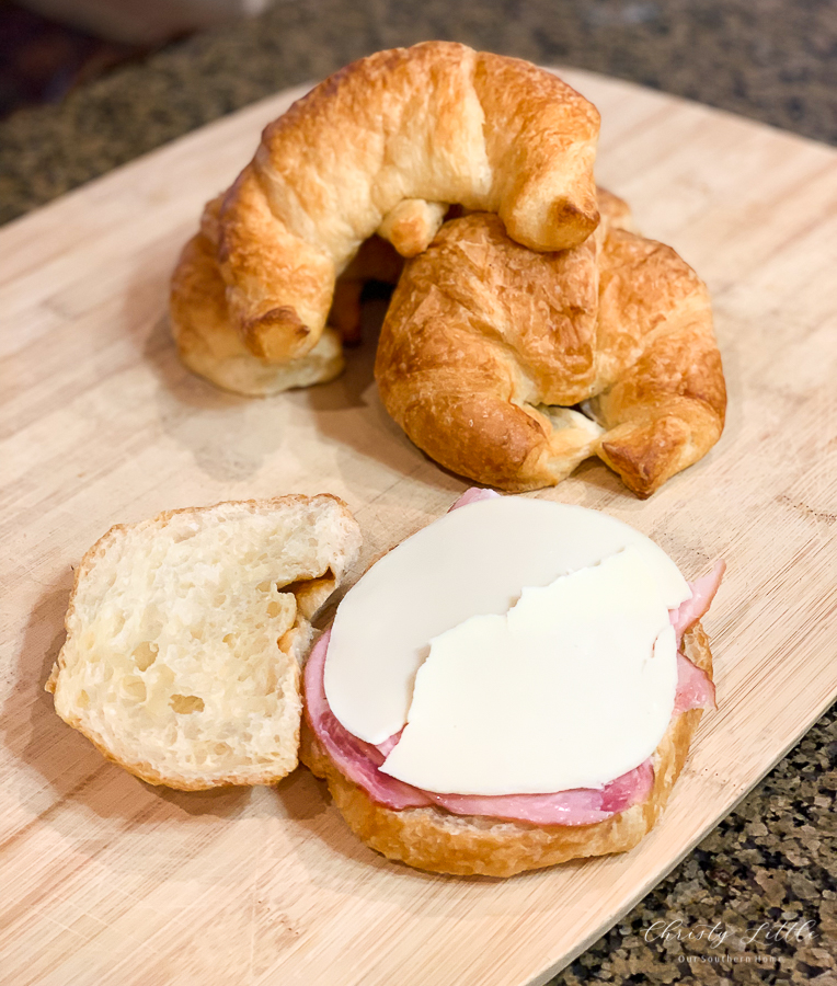 ham and cheese croissant