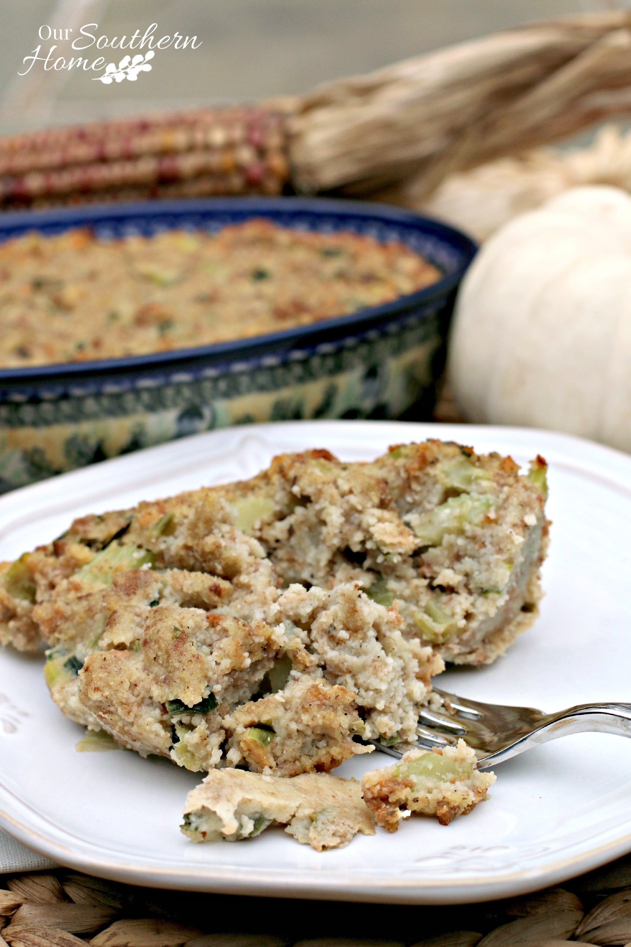 Cornbread Dressing Recipe using College Inn broth found at Walmart. #ad #POURLOVEINN