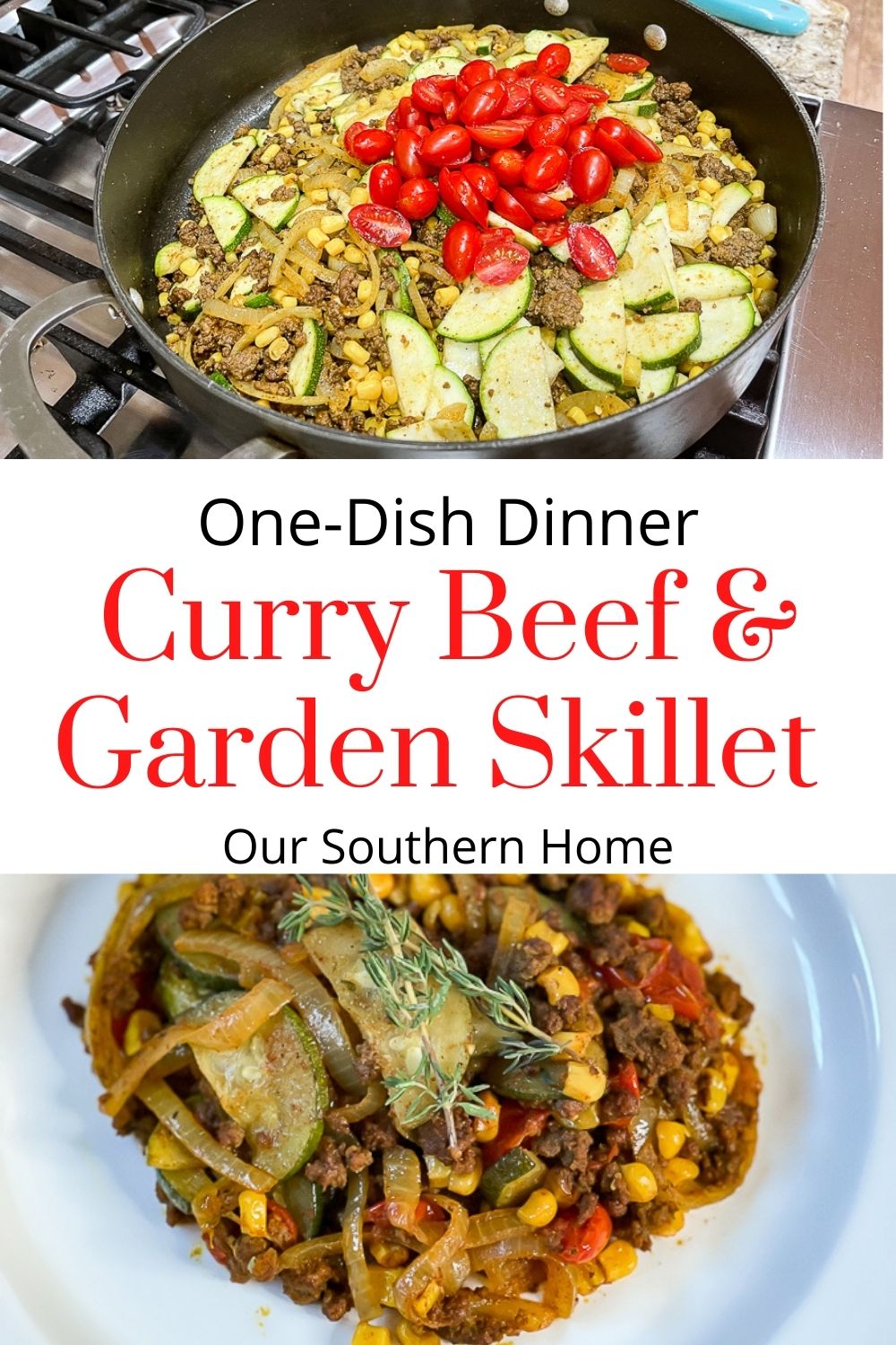 Curry Beef & Garden Skillet