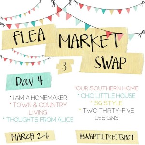 Amazing thrift store swap with your favorite bloggers via Our Southern Home