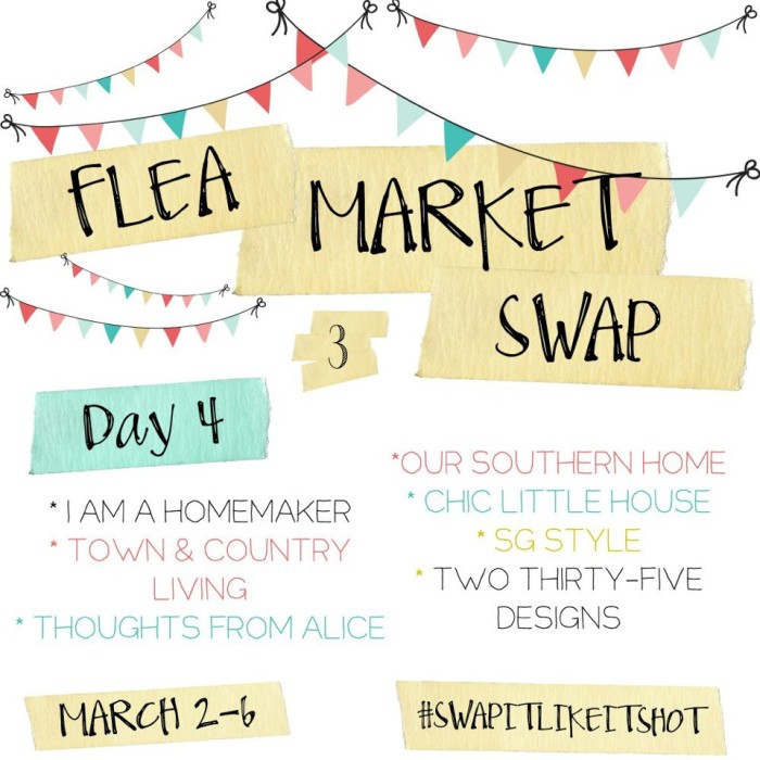 Amazing thrift store swap with your favorite bloggers via Our Southern Home