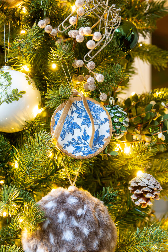 How to Make Decoupage Chinoiserie Ornaments