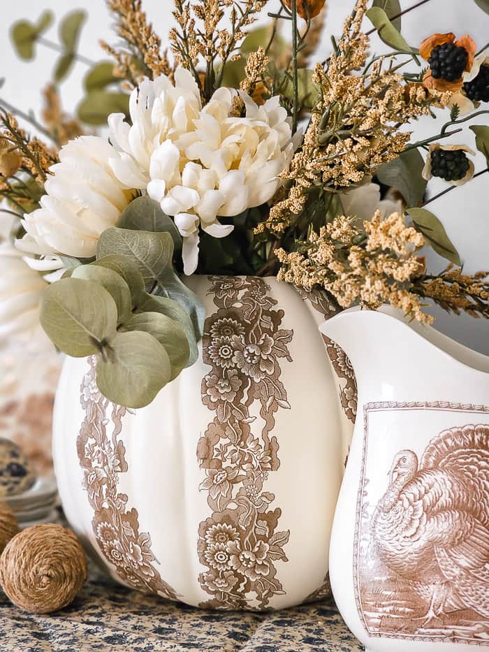 Image for How to Make a Decoupage Pumpkin Centerpiece