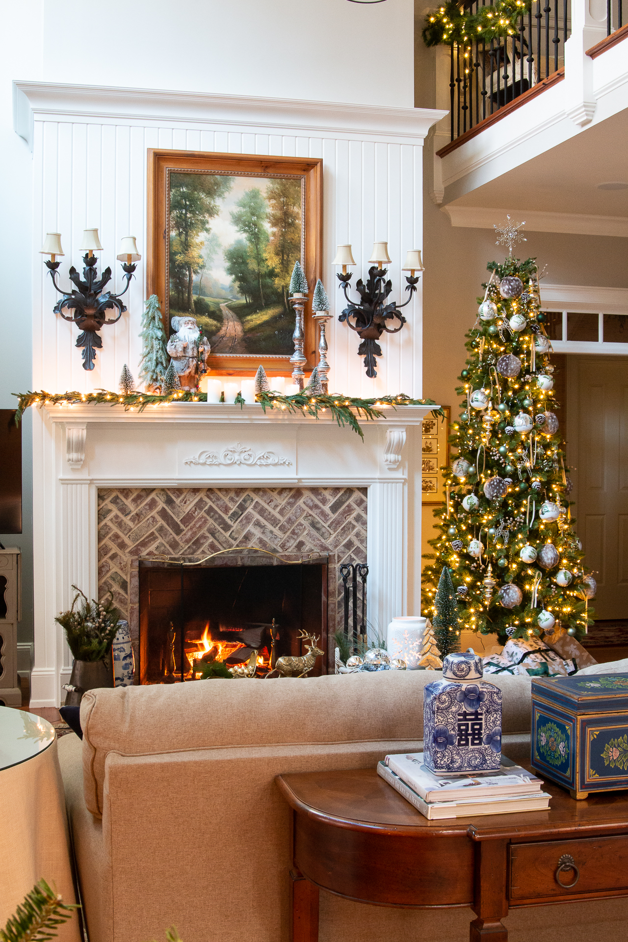christmas family room