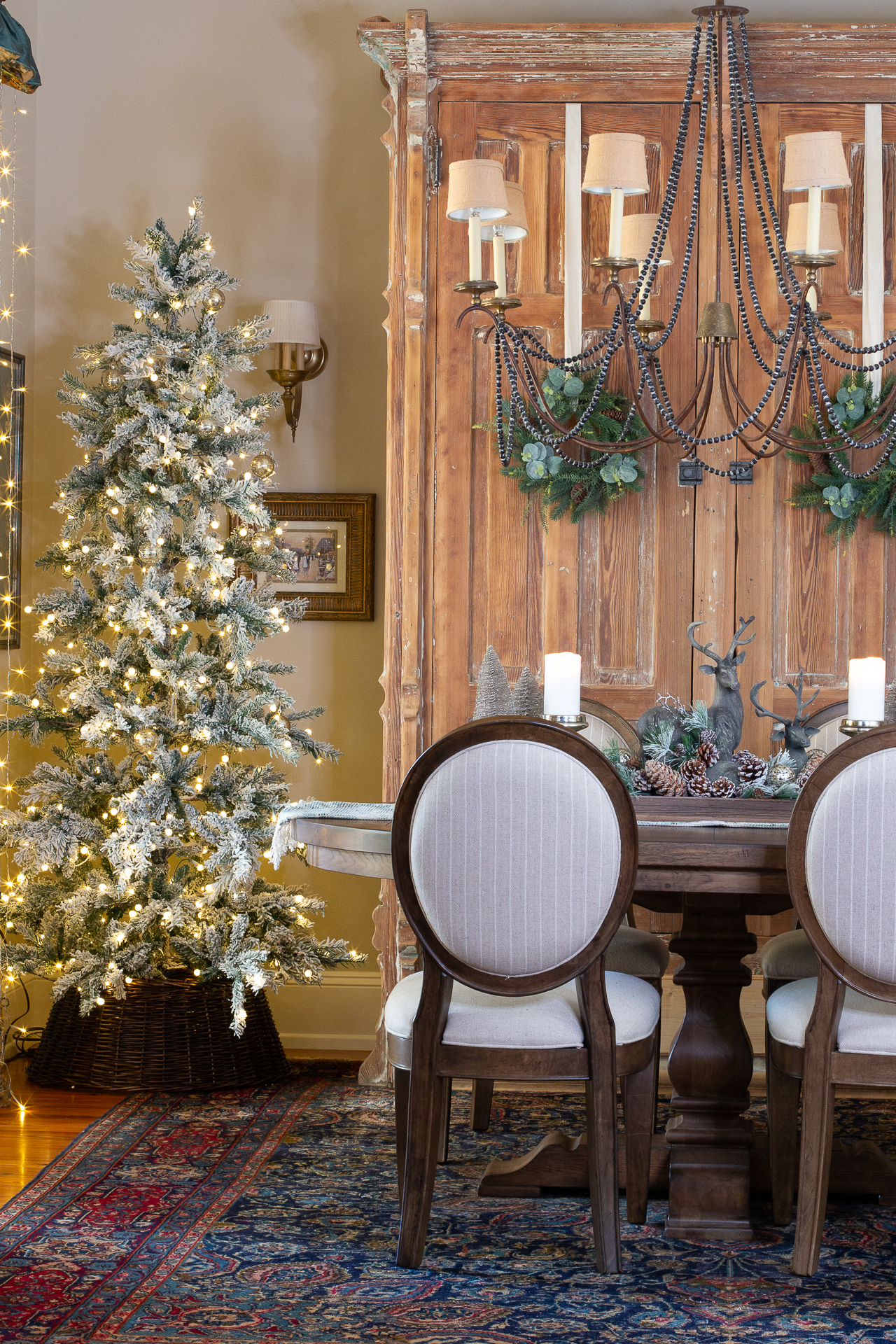 Christmas dining room