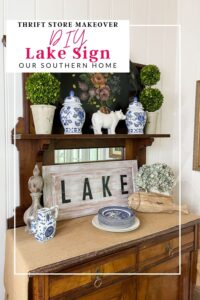 lake sign