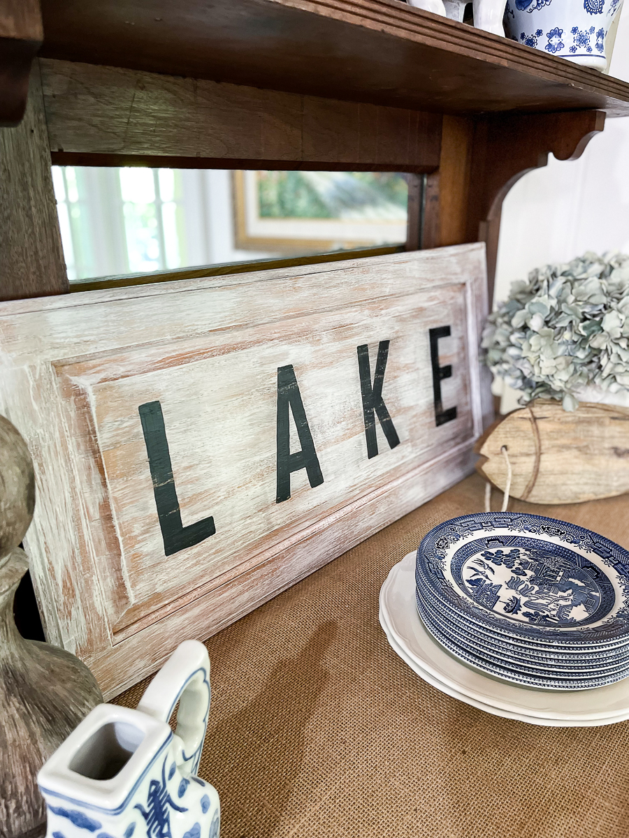 Easy Lake Sign + Home and Decor Encore