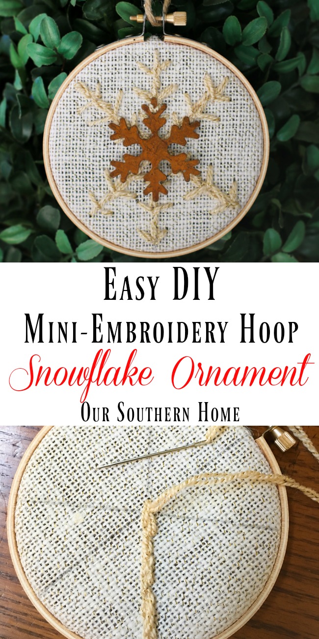 DIY Snowflake Ornament