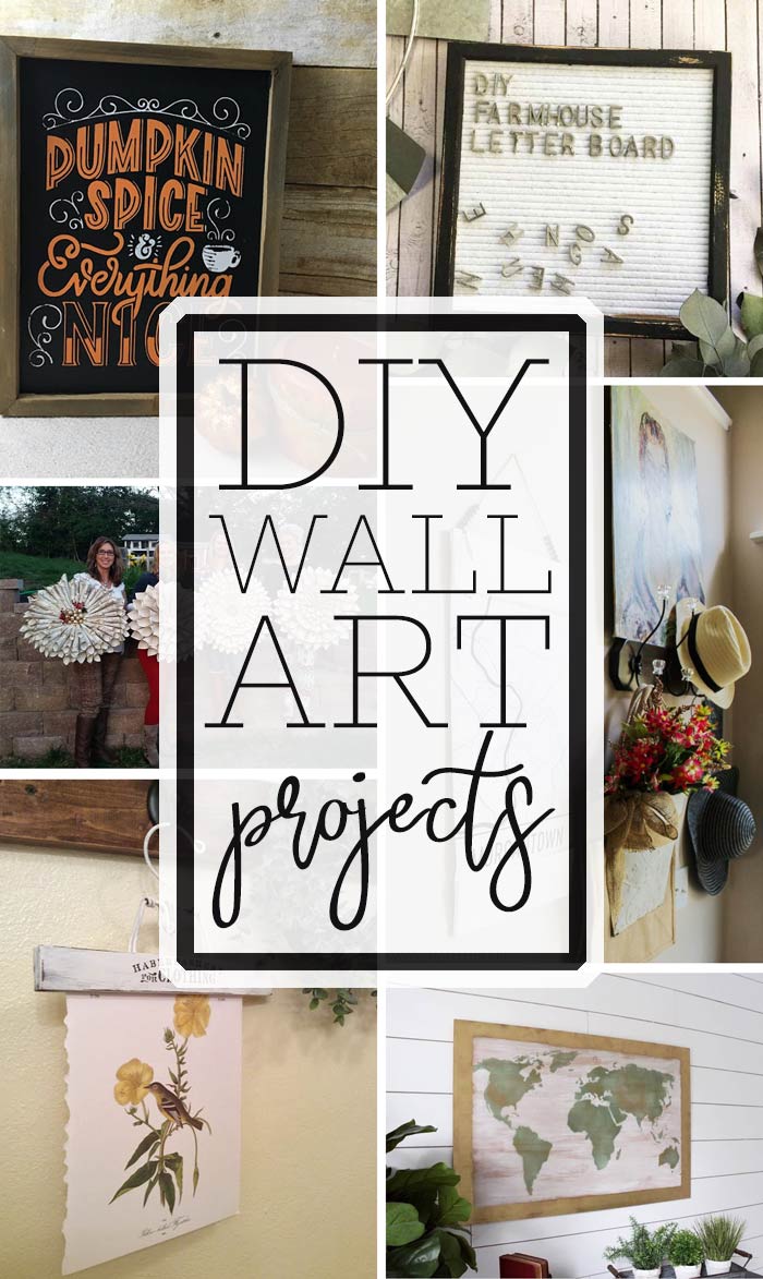collage of wall art with text overlay