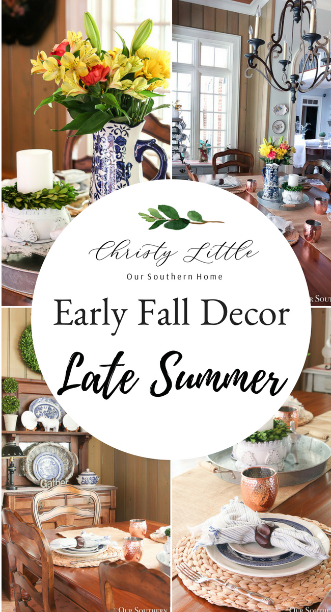 breakfast room for fall