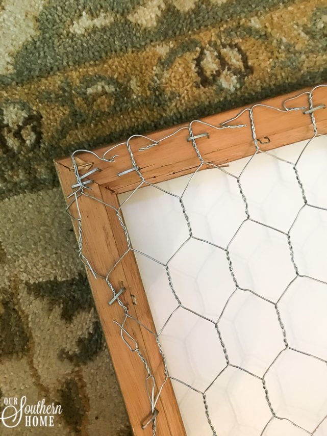 How to Make Chicken Wire Frames from Thrift Store Finds