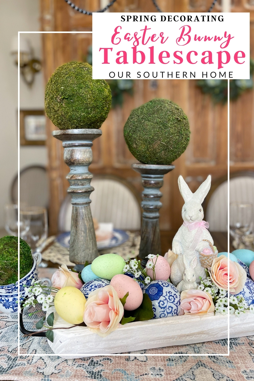 bunny tablescape