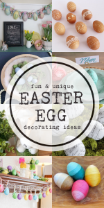 Easter Egg Decorating Ideas to get your spring on with features from inspiration Monday link party!