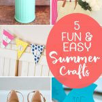 Fun and Easy summer crafts are the features from this week's Inspiration Monday link party!
