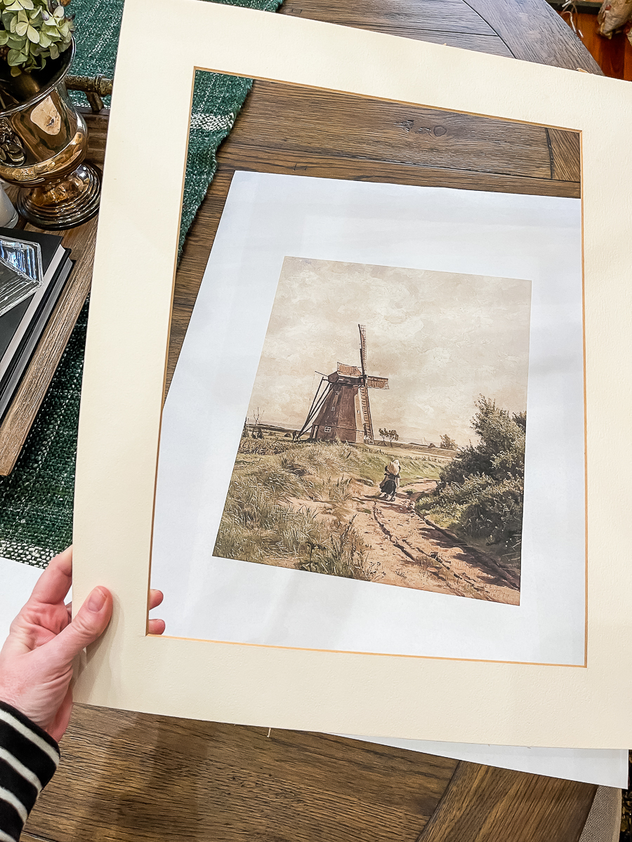 mat from a frame