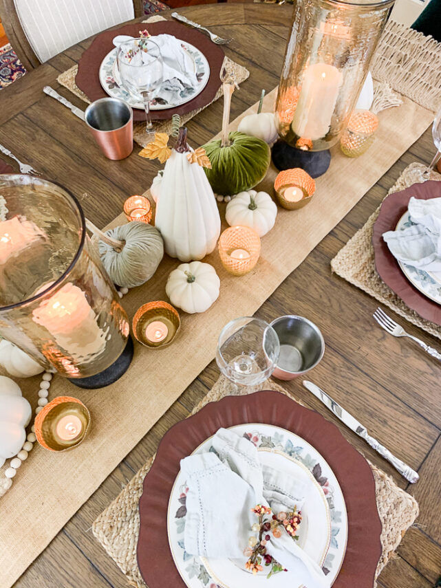 fall dining room