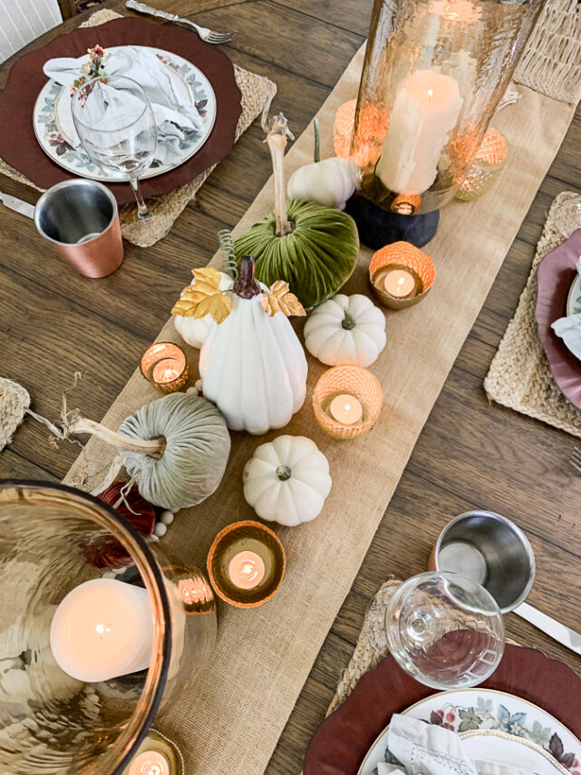 fall dining room