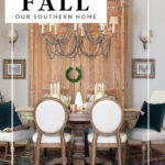 fall dining room