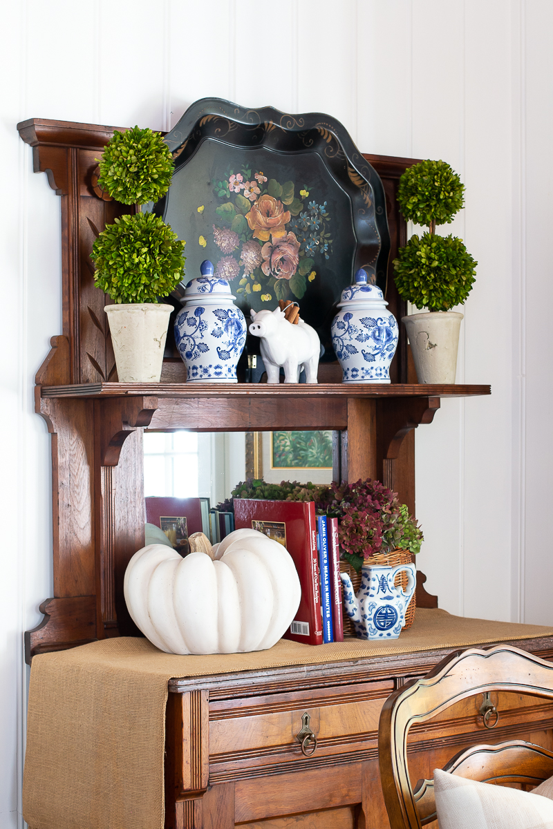 Blue Fall Decorating Ideas