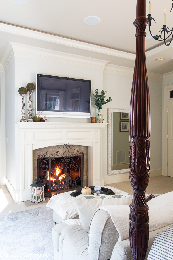 fall master bedroom