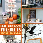 Fall outdoor decorating ideas for porches and more!