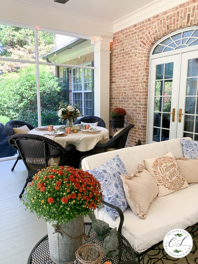 fall porch