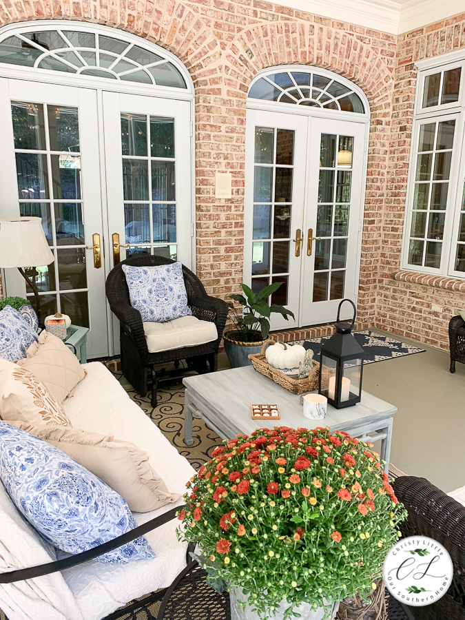 fall porch