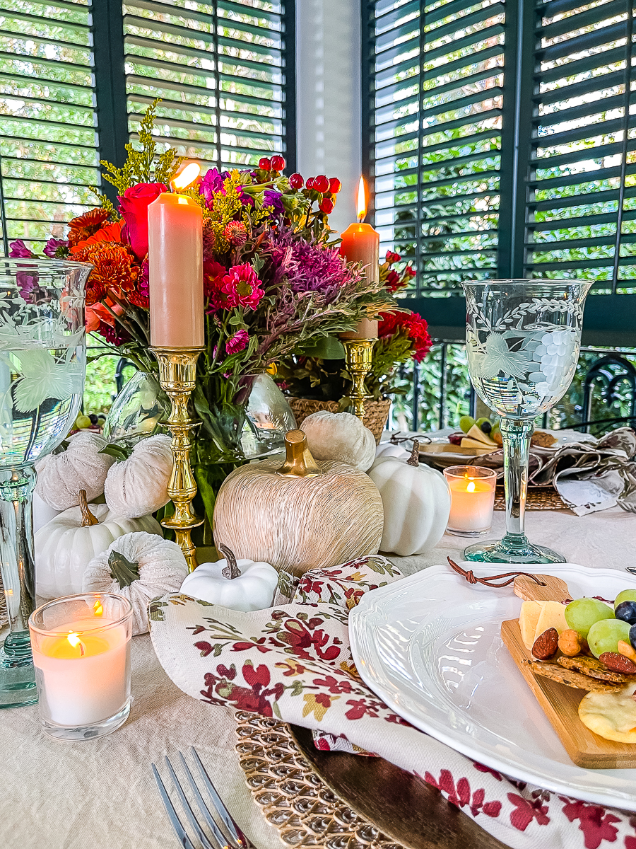 fall tablescape