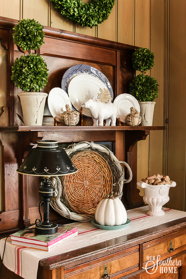 French Farmhouse Fall tour with an eclectic mix of new, budget, high end, antique and thrift store finds! 