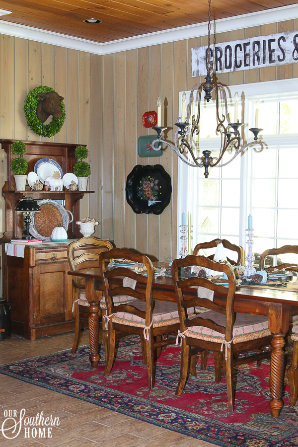 French Farmhouse Fall tour with an eclectic mix of new, budget, high end, antique and thrift store finds!