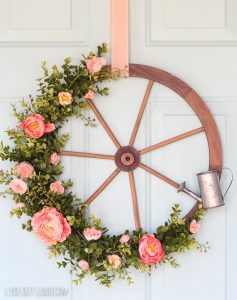 Eight Spring ideas for the home are the features from Inspiration Monday Link Party! #spring #springdecor #springdecorating