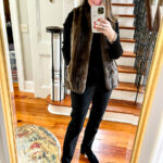 faux fur vest