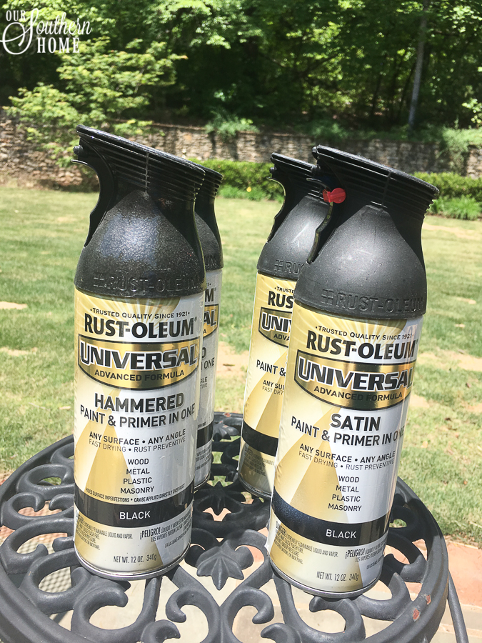 DIY faux aged concrete painted pot makeover! Save money and refresh what you have with paint!