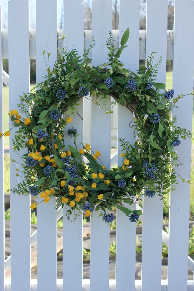 Floral Grapevine Wreath