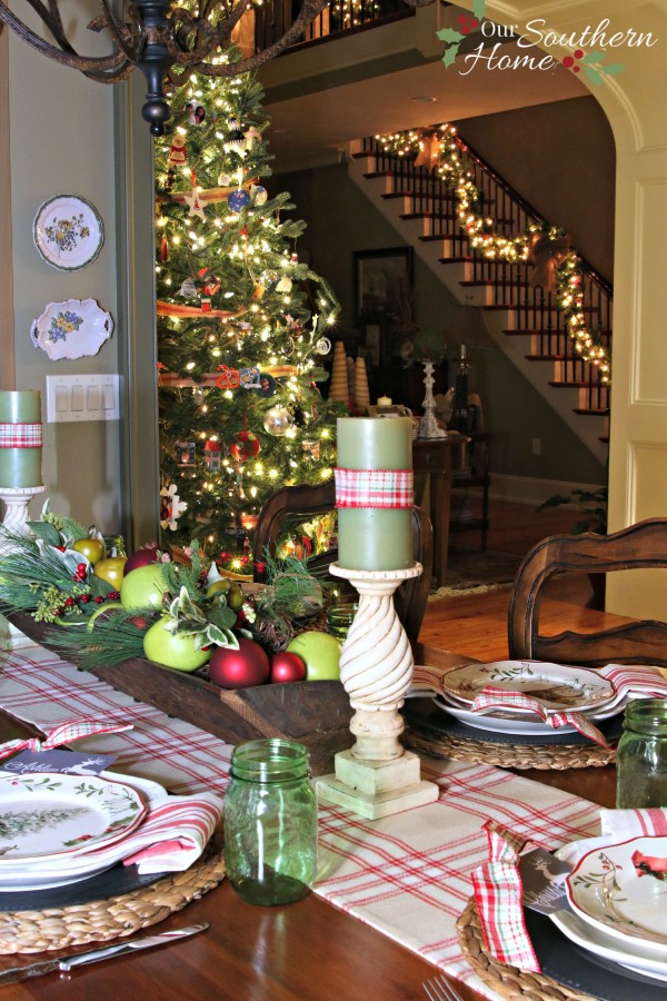 French Farmhouse Christmas kitchen by Our Southern Home