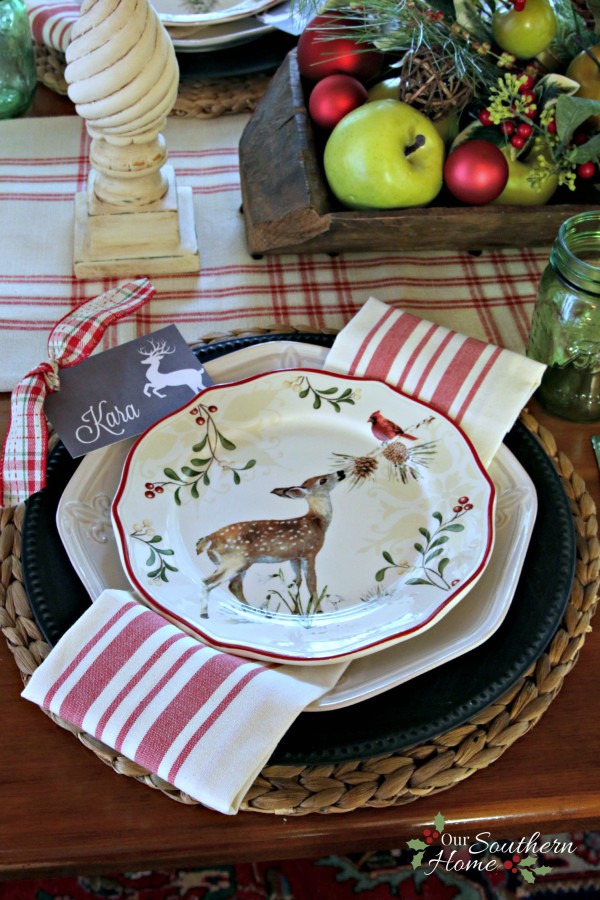 French Farmhouse Christmas kitchen by Our Southern Home